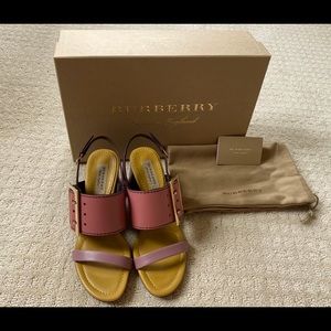 Burberry sandals size 37